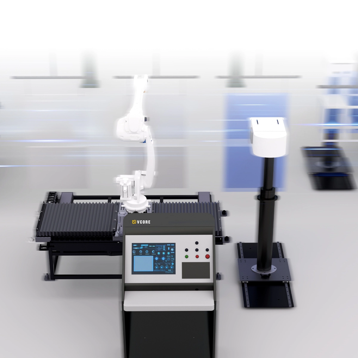 High-Efficiency Synchronized Spray Robot for Automated Production Lines
